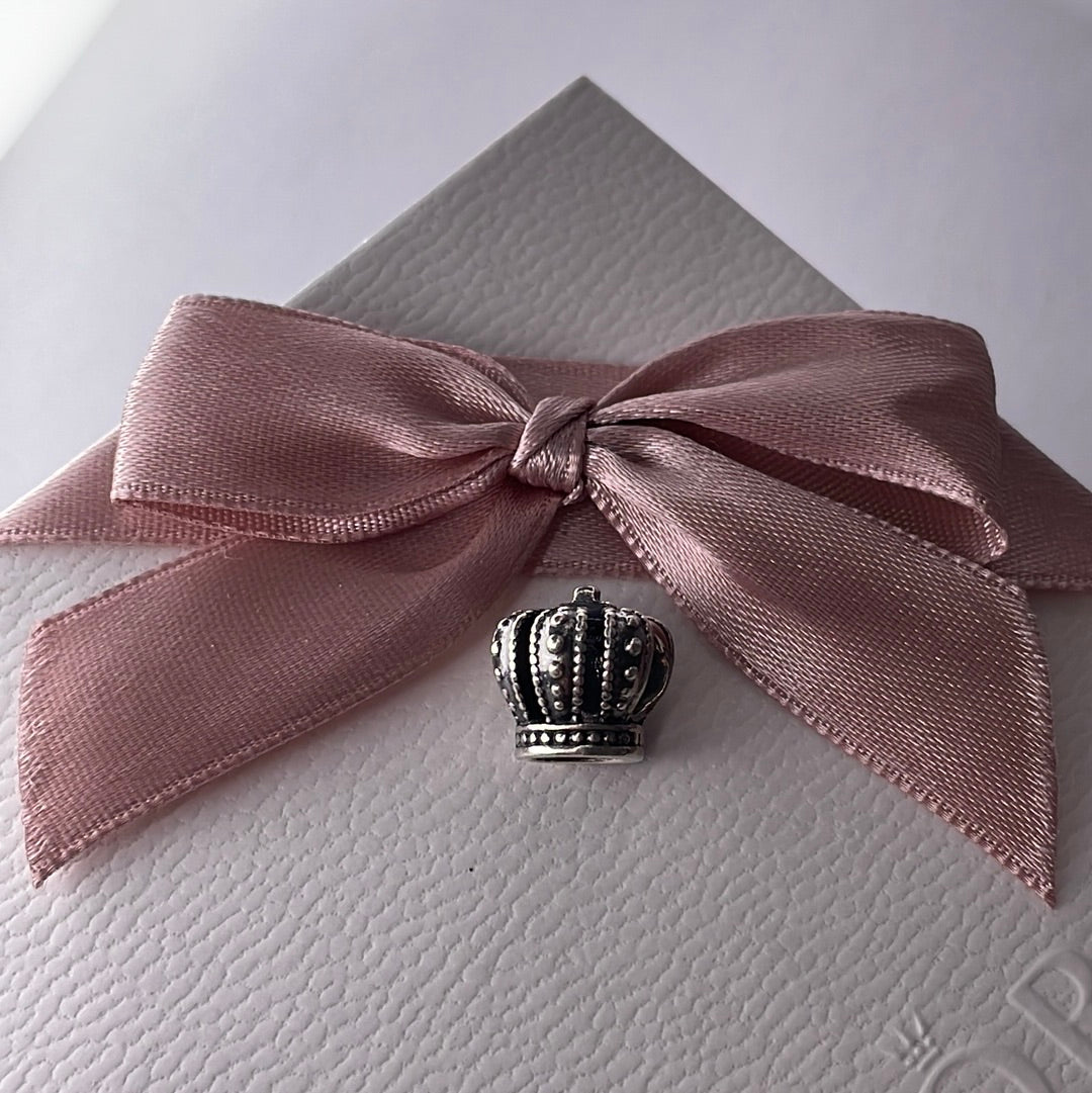 Genuine Pandora Silver Crown Charm