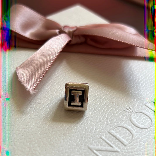 Genuine Pandora Letter I i Charm