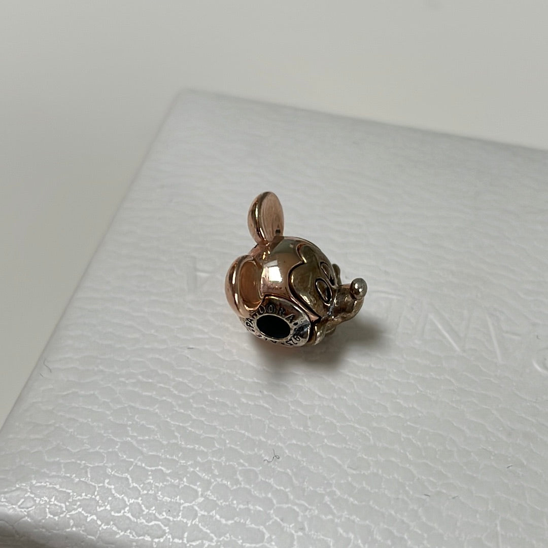 Genuine Pandora Essence Rose Gold Mickey/ Minnie Mouse Disney Charm