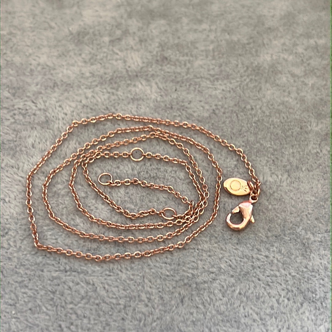 Genuine Pandora Rose Gold Necklace Chain 45cm