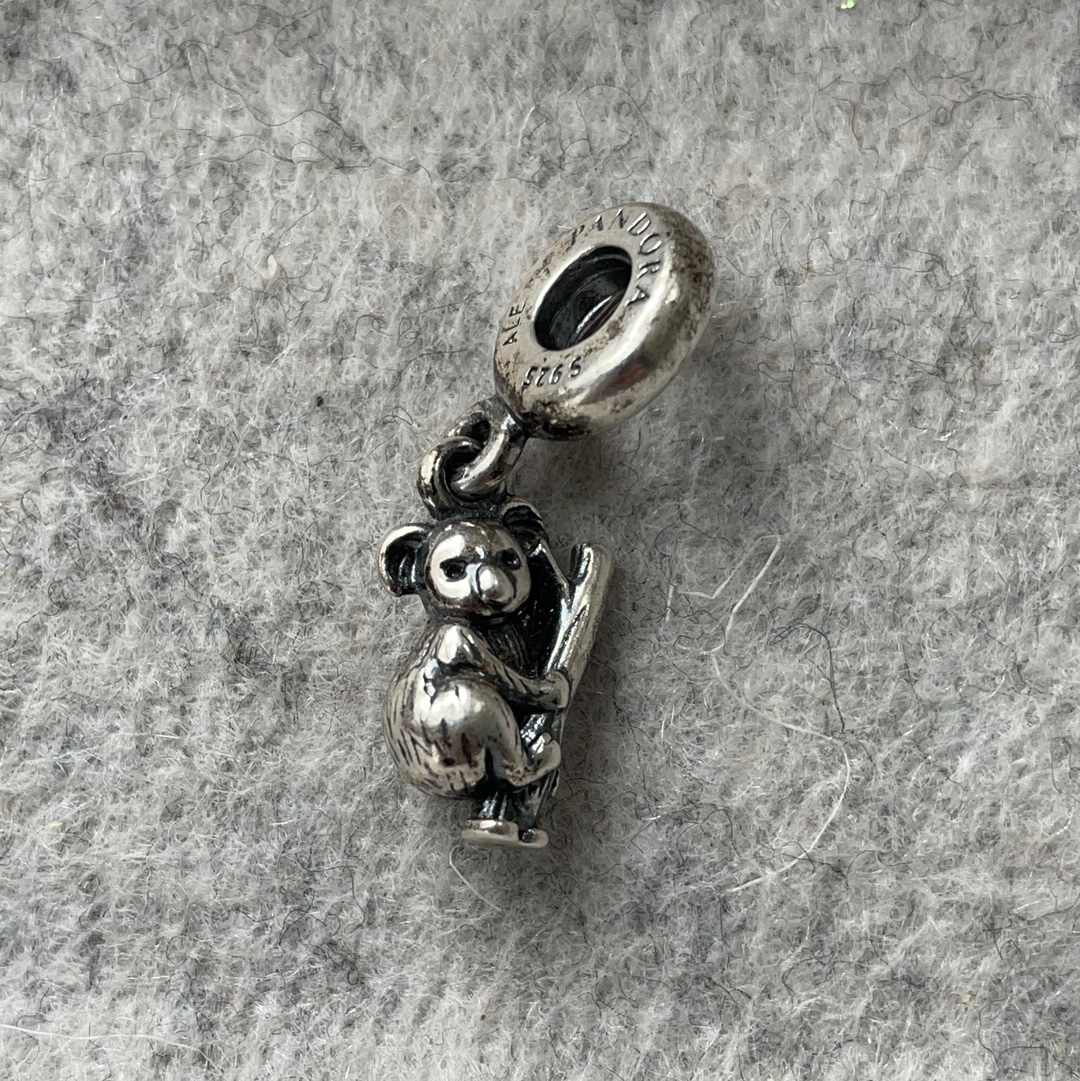 Genuine Pandora Australian Animal Koala Bear Dangle Charm