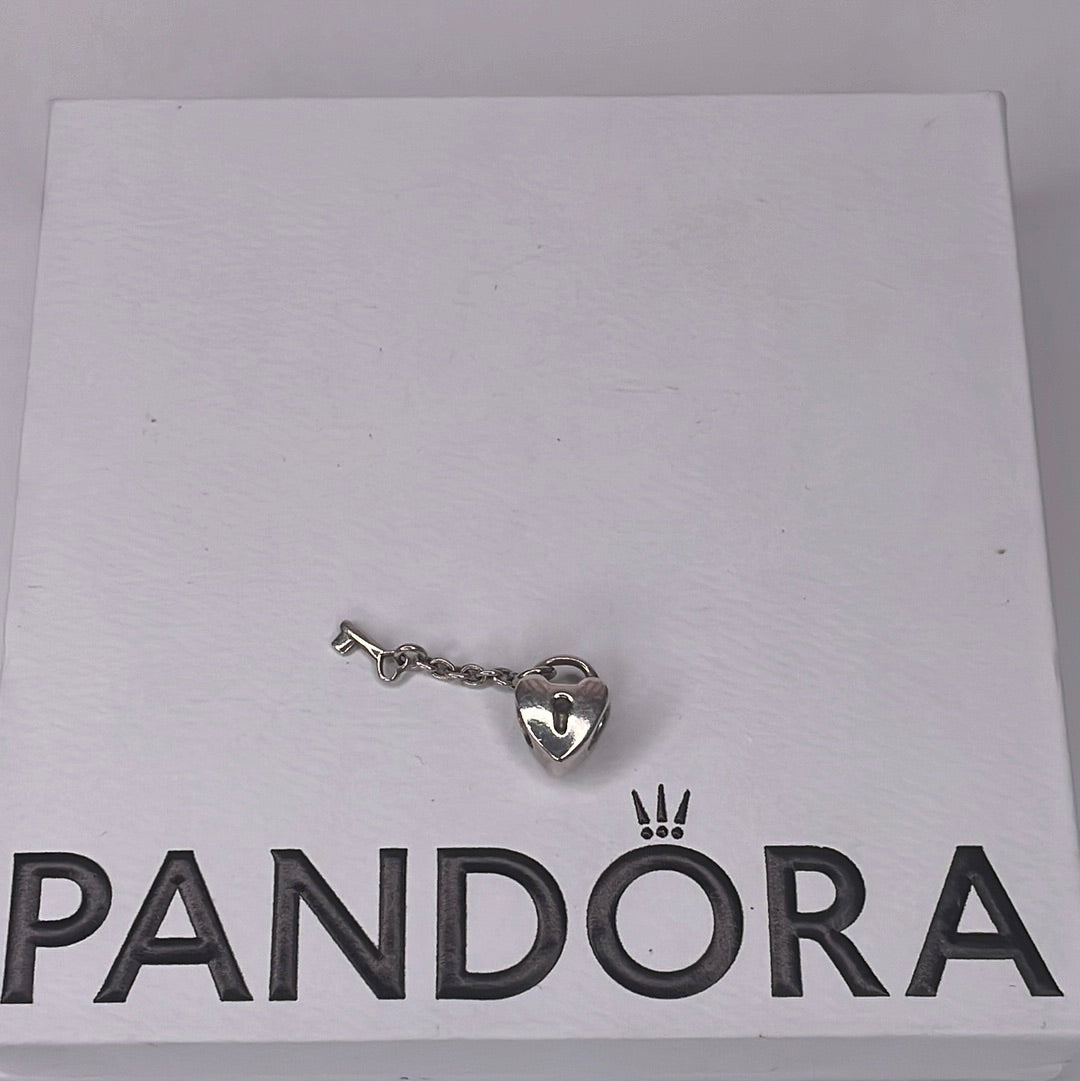 Genuine Pandora Lock and Key in Silver