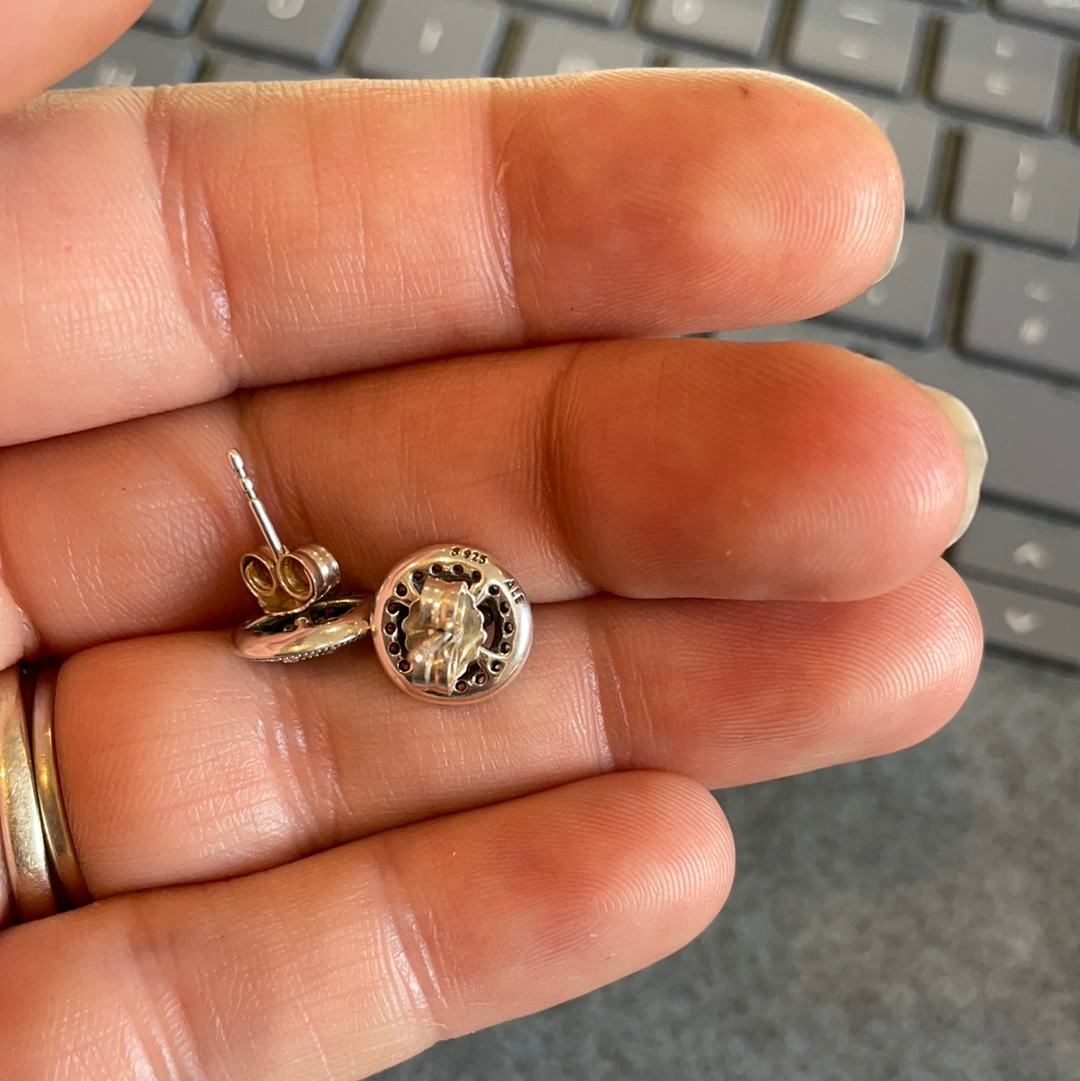 Pandora 2 in 1 2025 earrings