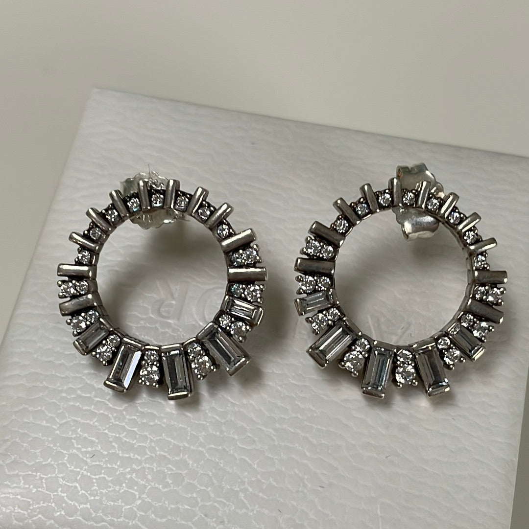 Pandora glacial sales beauty earrings