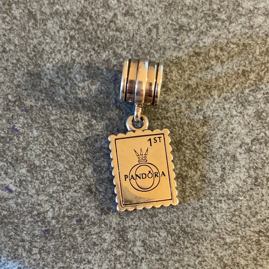 Pandora stamp shop charm