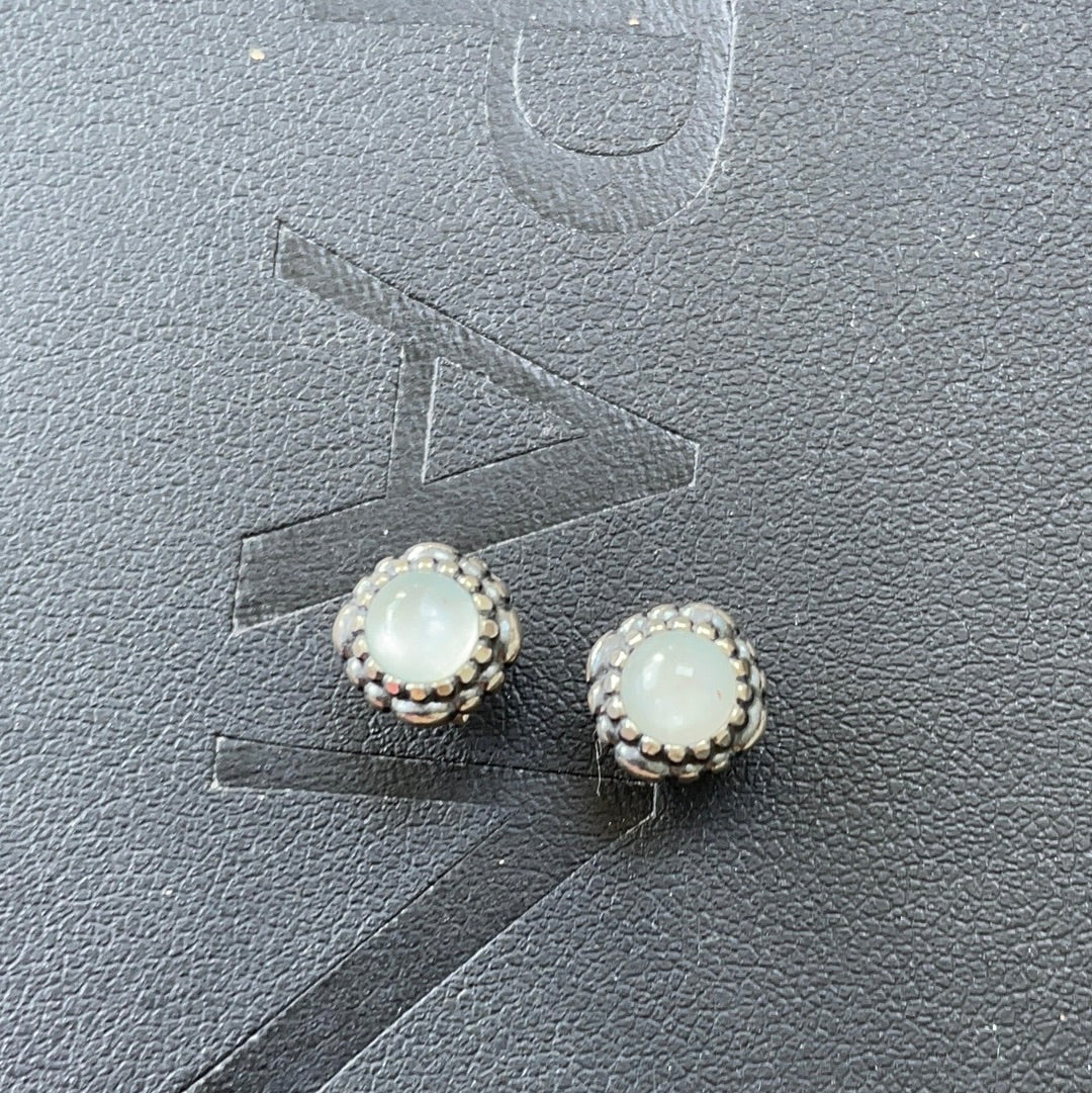 Genuine Pandora Clear Birthstone Earrings