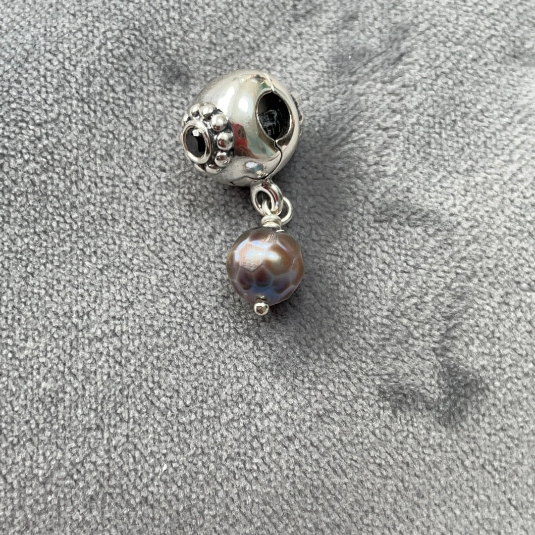 Genuine Pandora Pearl of Wisdom Dangle Clip