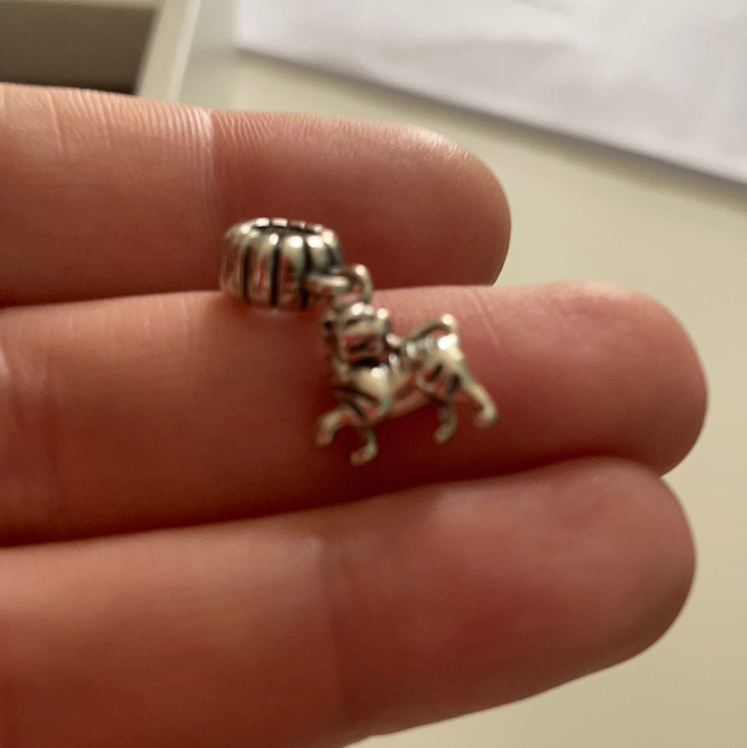 Genuine Pandora Tiger Dangle Charm RARE Zodiac