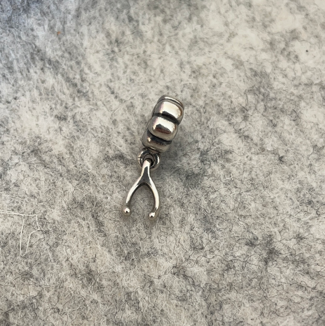 Genuine Pandora Wishbone Dangle Charm – Preloved Pandora Boutique