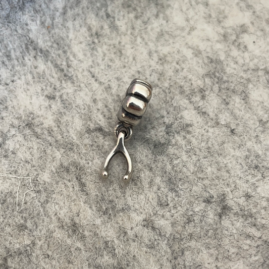 Genuine Pandora Wishbone Dangle Charm