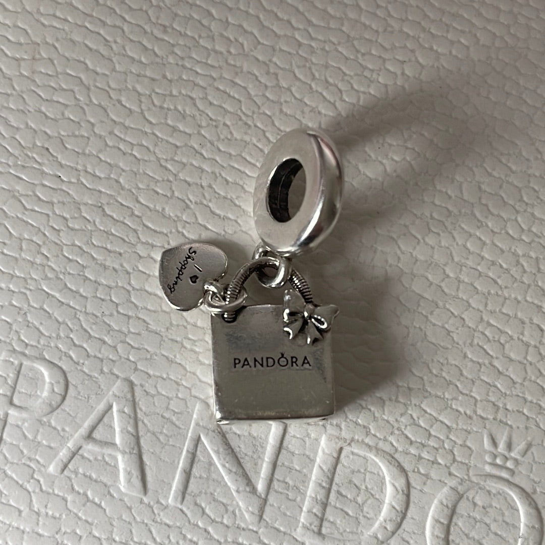Genuine Pandora New Style Shopping Bag Charm Dangle