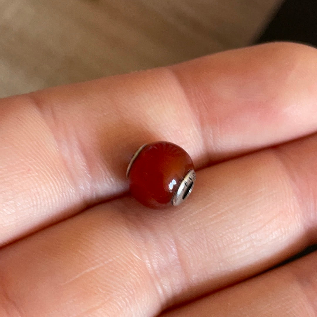 Genuine Pandora Essence Energy SUPER RARE Carnelian Stone Charm