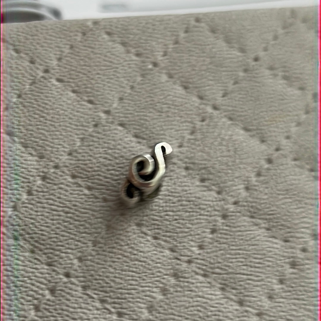 Sterling Silver Musical Note Music Lover Treble Clef Charm