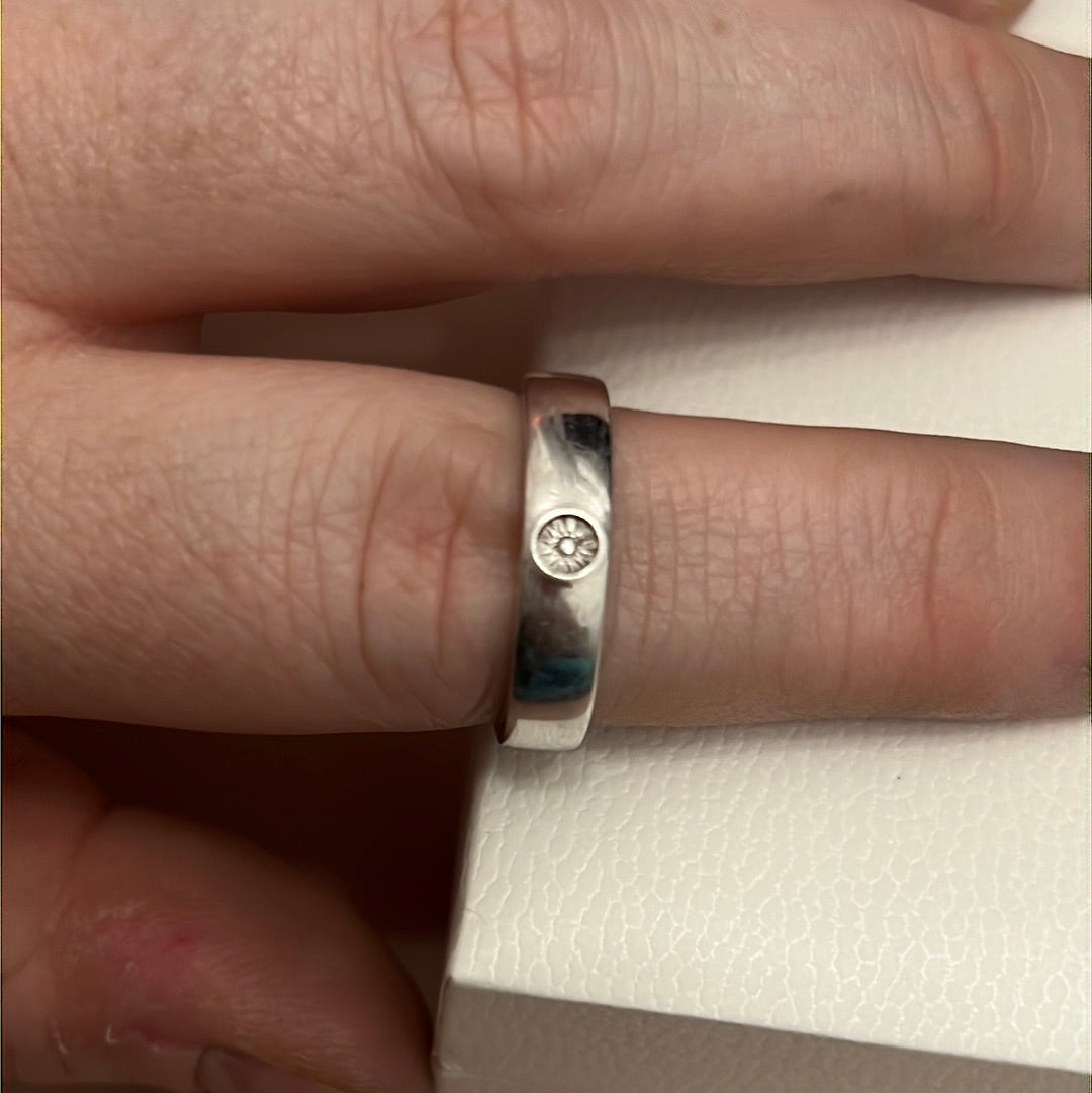 Pandora thick 2024 band ring