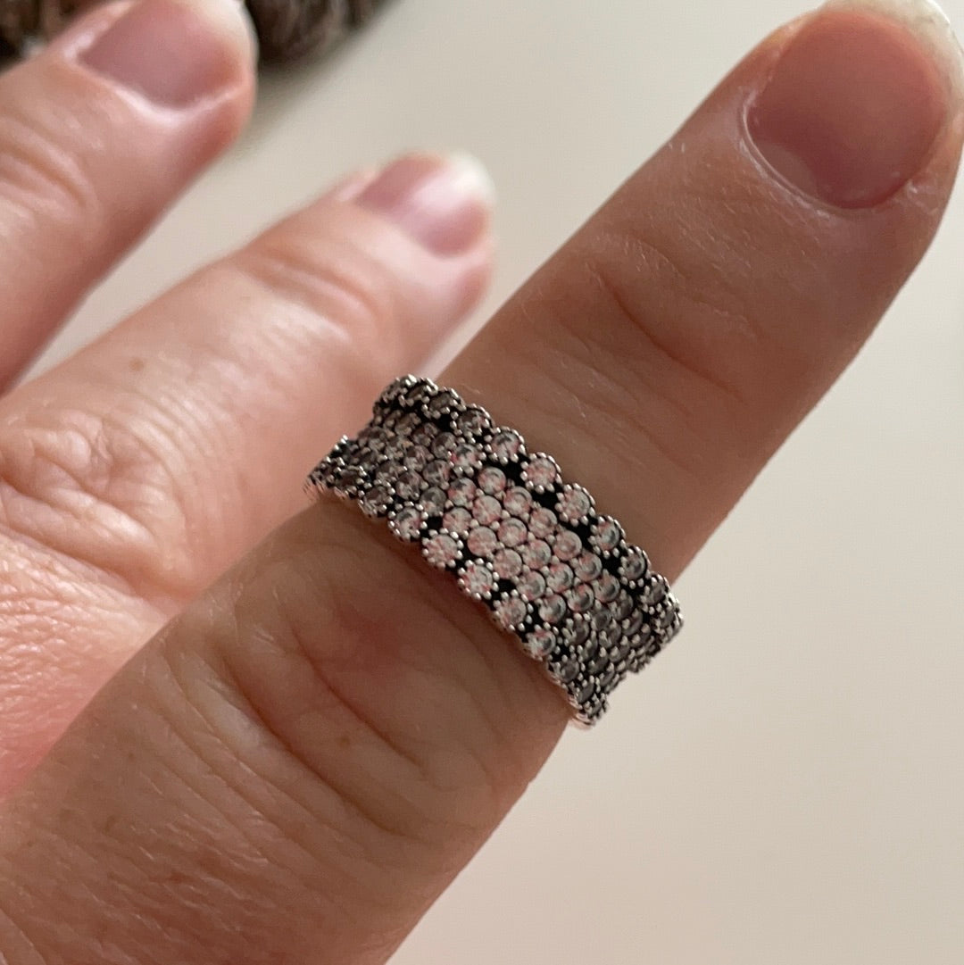 Chunky pandora outlet rings