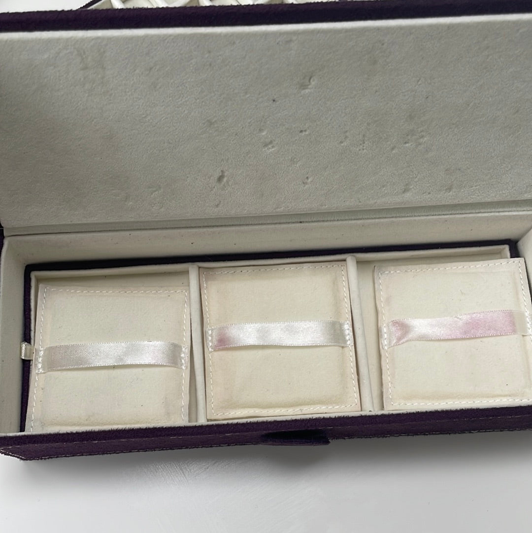 Genuine Pandora Retired Purple 3 Tier Jewellery Box