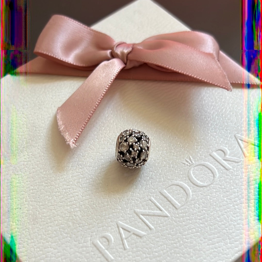 Genuine Pandora Clear CZ Stone Sparkle Charm Beauty
