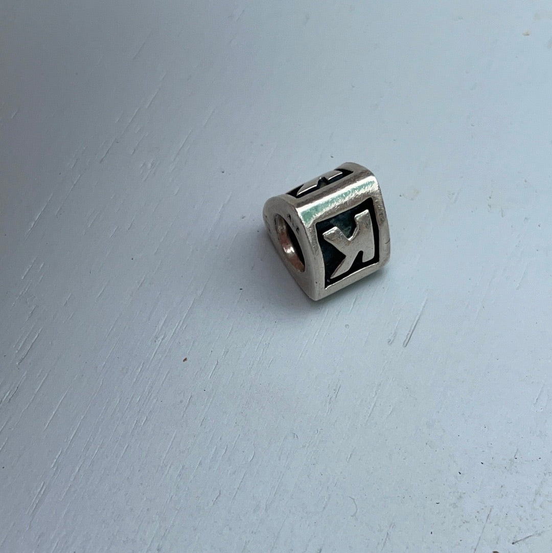 Genuine Pandora Letter Charm K