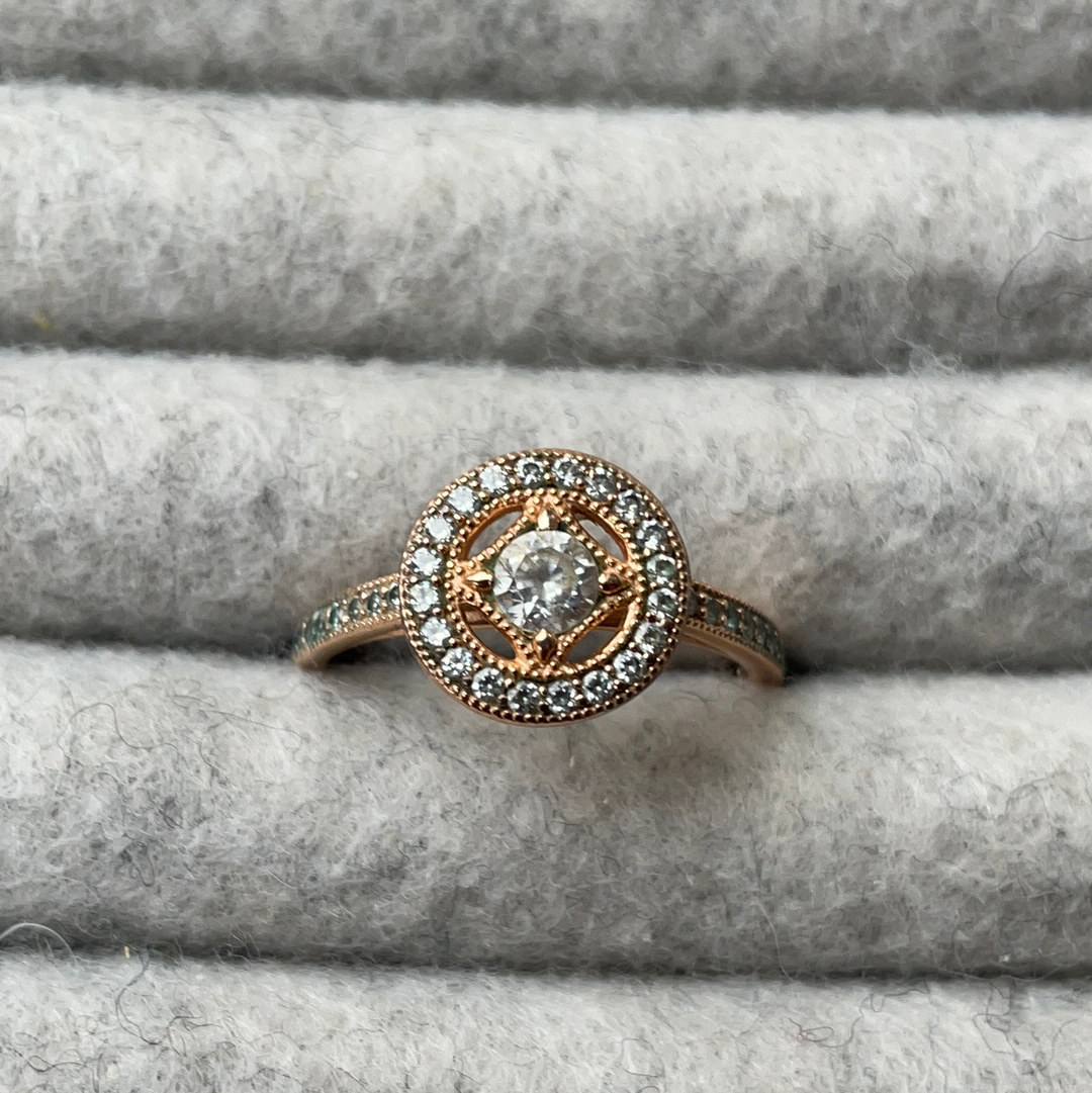 Pandora vintage allure on sale ring rose gold