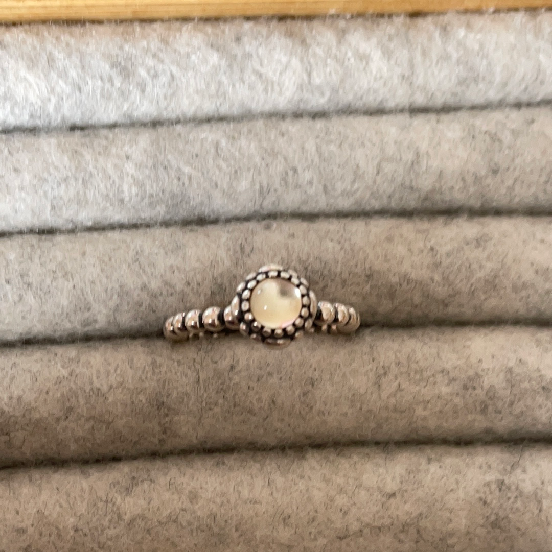 Genuine Pandora Clear April Birthstone