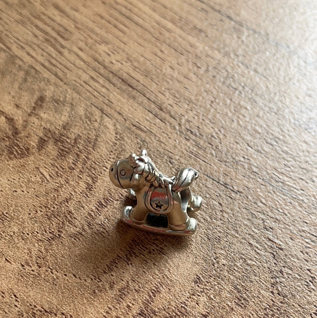 Genuine Pandora Bruno the Unicorn Rocking Horse Charm