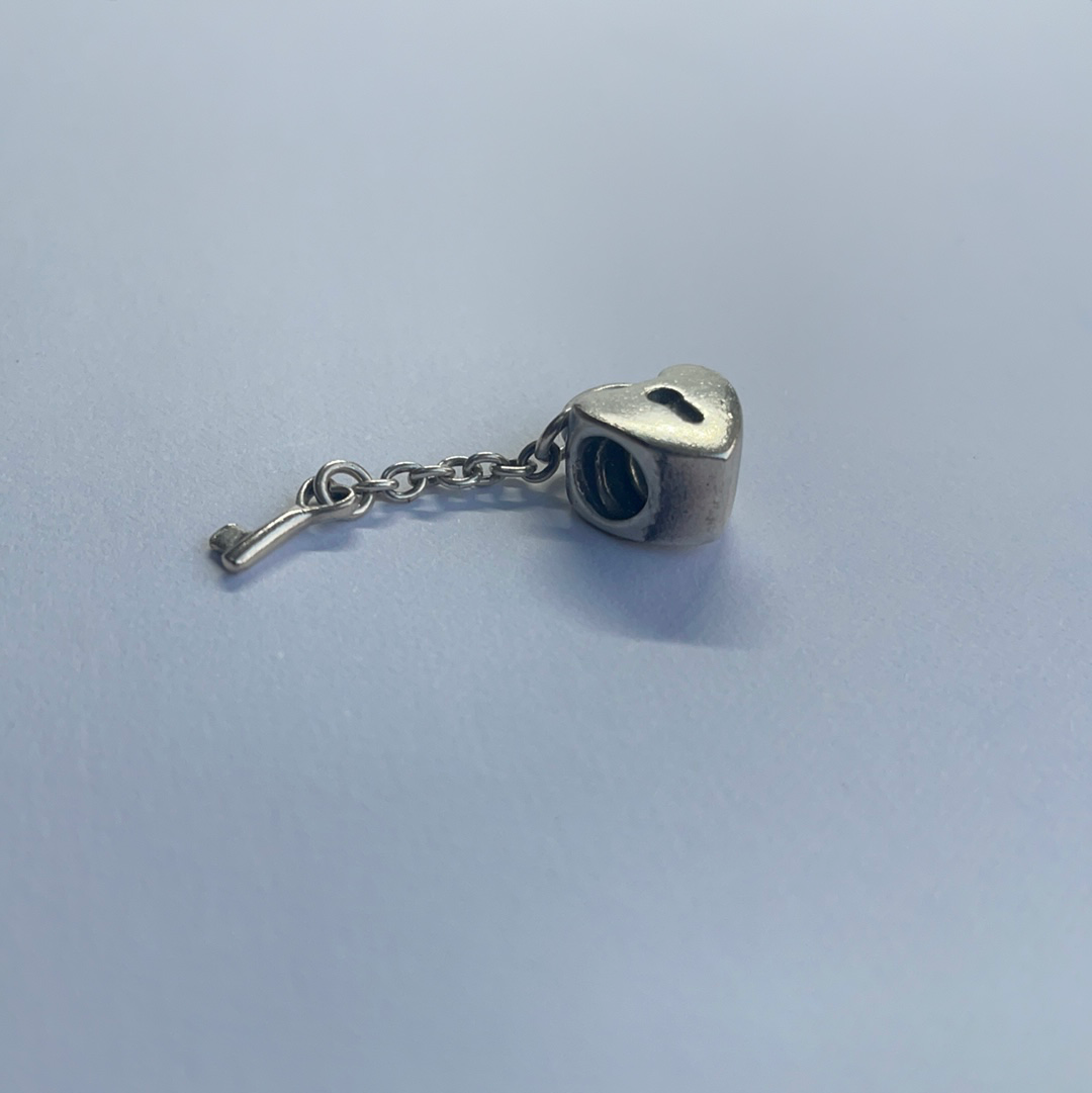 Genuine Pandora Lock and Key in Silver