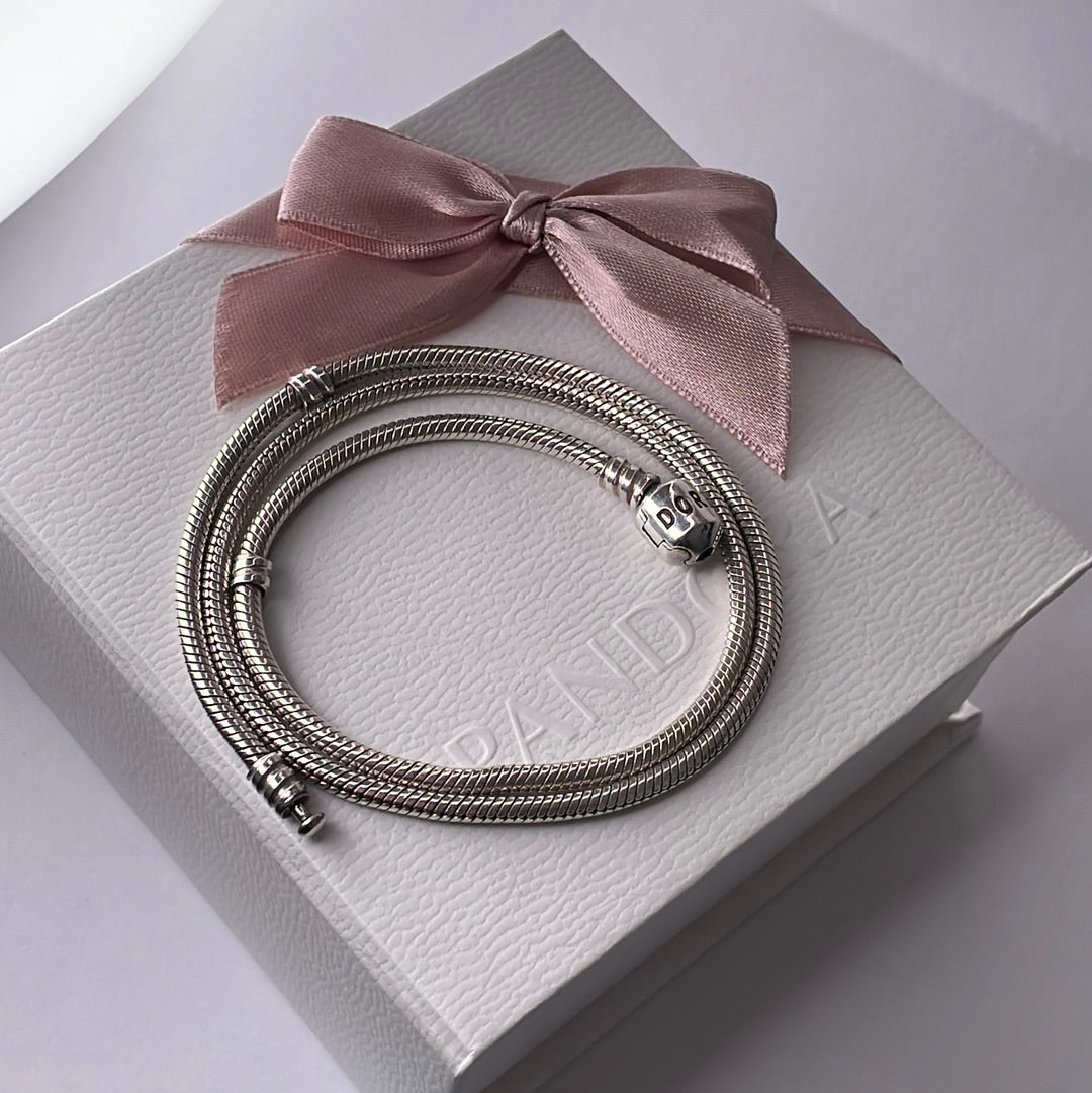 Genuine Pandora Snake Chain Moments Necklace