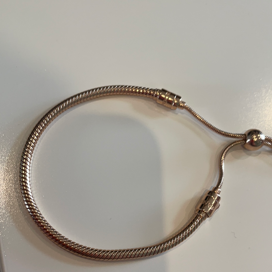 Genuine Pandora Rose Gold Slider Bracelet