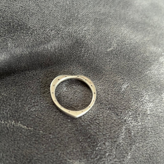 Genuine Pandora Heart Shaped Ring Plain 48