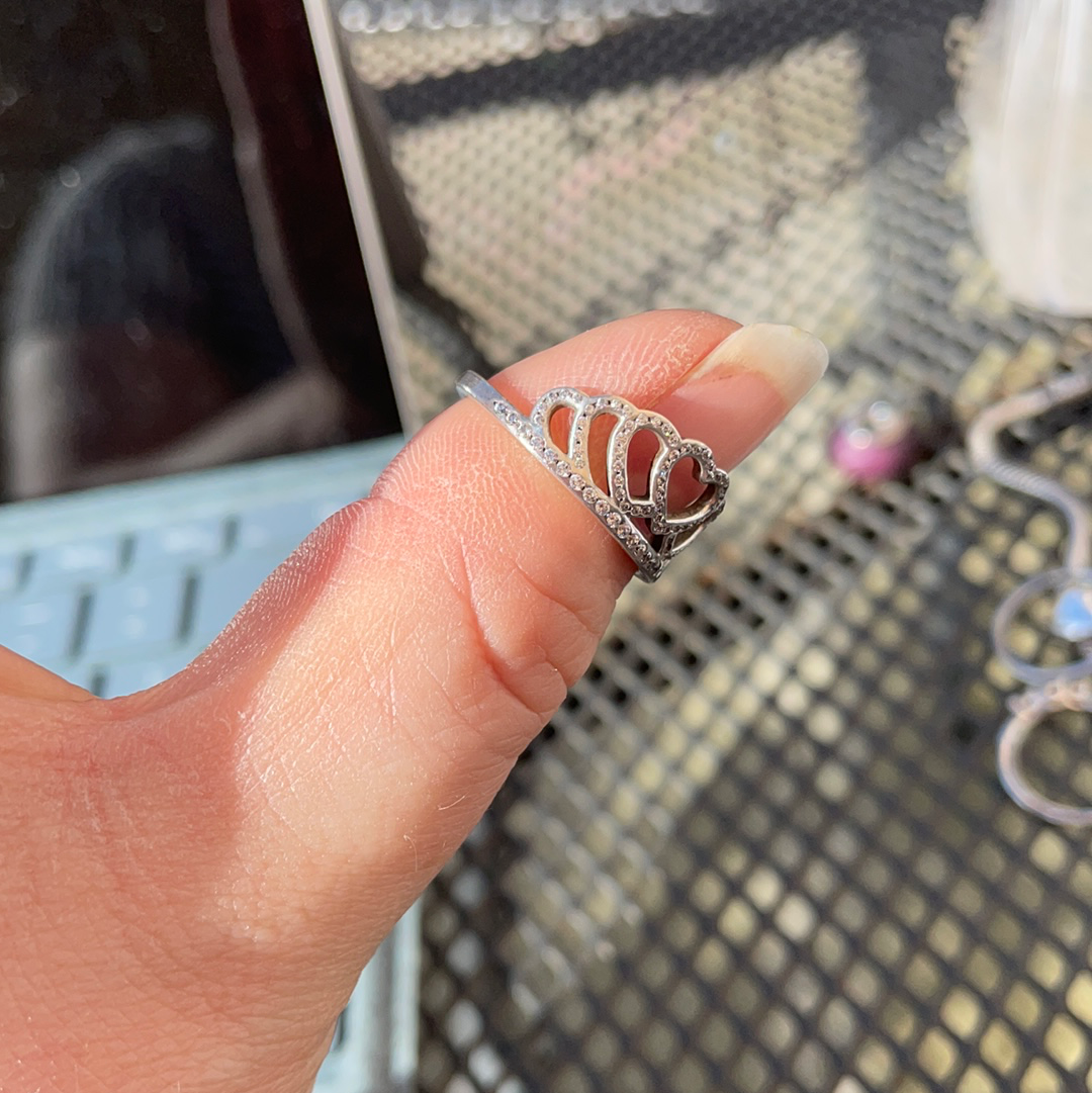 925 Sterling Silver Princess Tiara Crown Ring For Women And Girls Perfect  Vintage Style Wedding Rings And Engagement Ring With Original Box Set In  Rose Gold Pandora Style From Jewelry_center, $10.62 | DHgate.Com