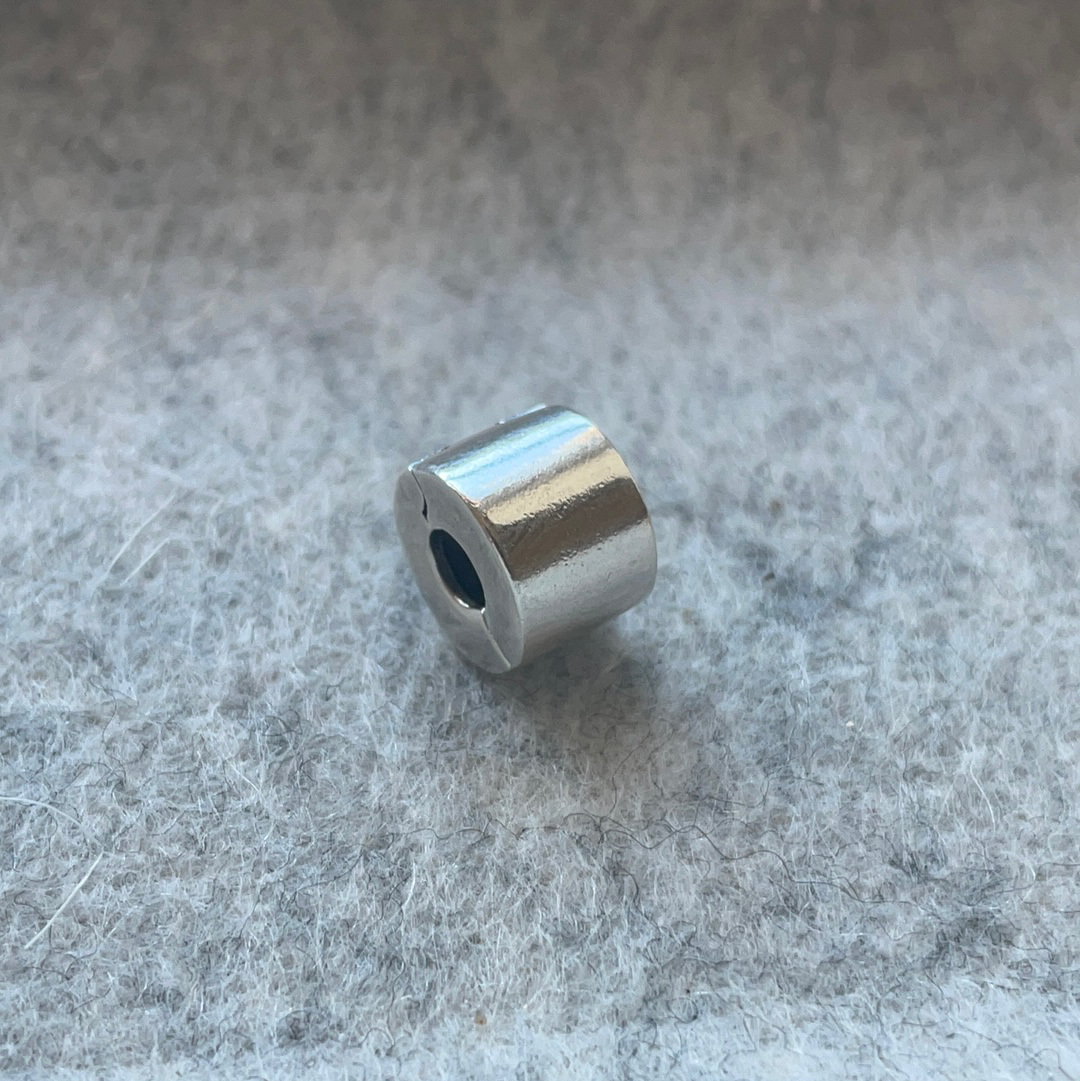 Genuine Pandora Plain Silver Small Clip/clips Sold