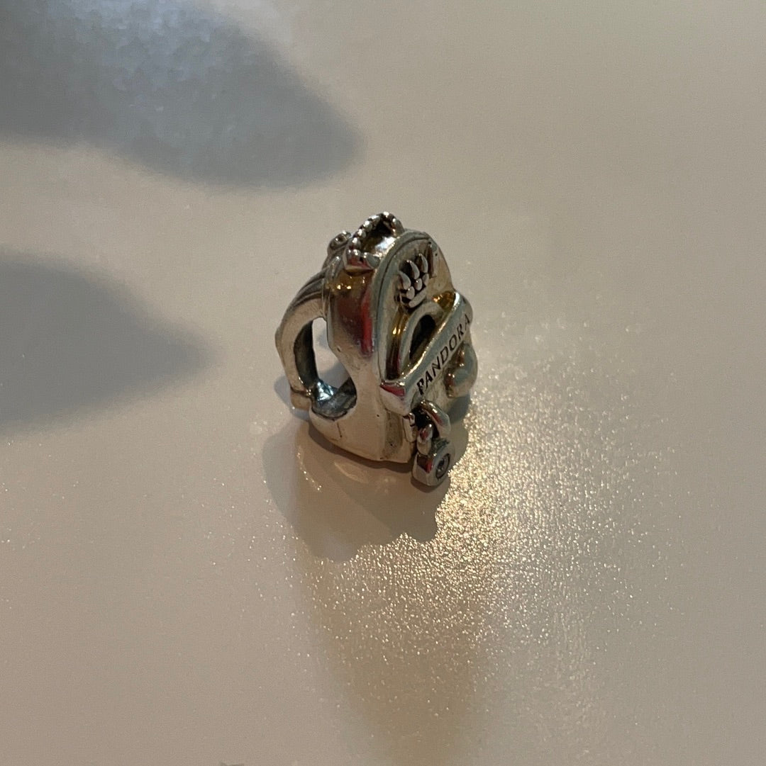 Pandora backpack online charm