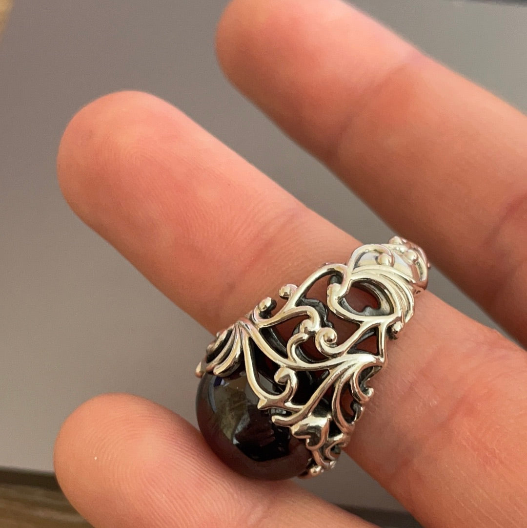 Smoky quartz ring on sale pandora