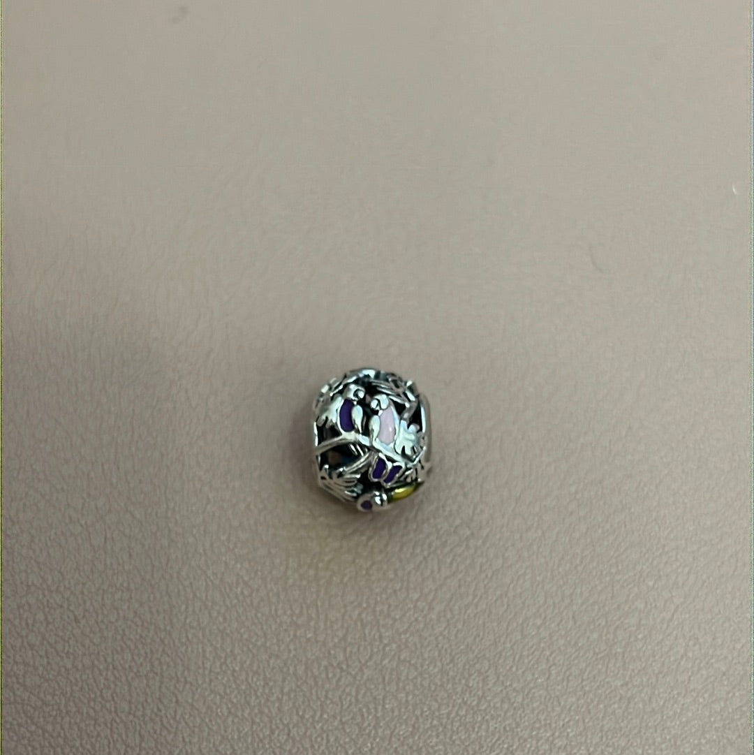 Genuine Pandora Jungle Creatures & Leaves Charm