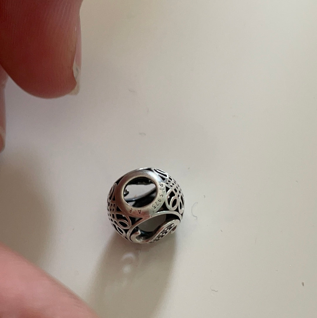 Genuine Pandora Vintage Letter S Charm