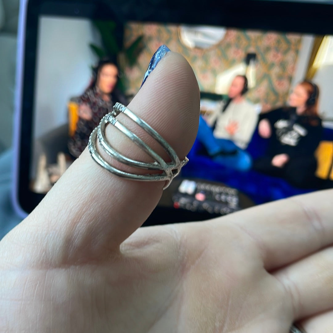 925 Sterling Silver Splint Ring MCP Splints Finger Splint Trigger Splints  Ring | eBay