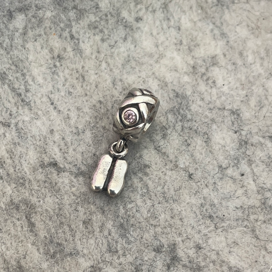 Genuine Pandora Ballerina Shoes Retired Charm Dangle